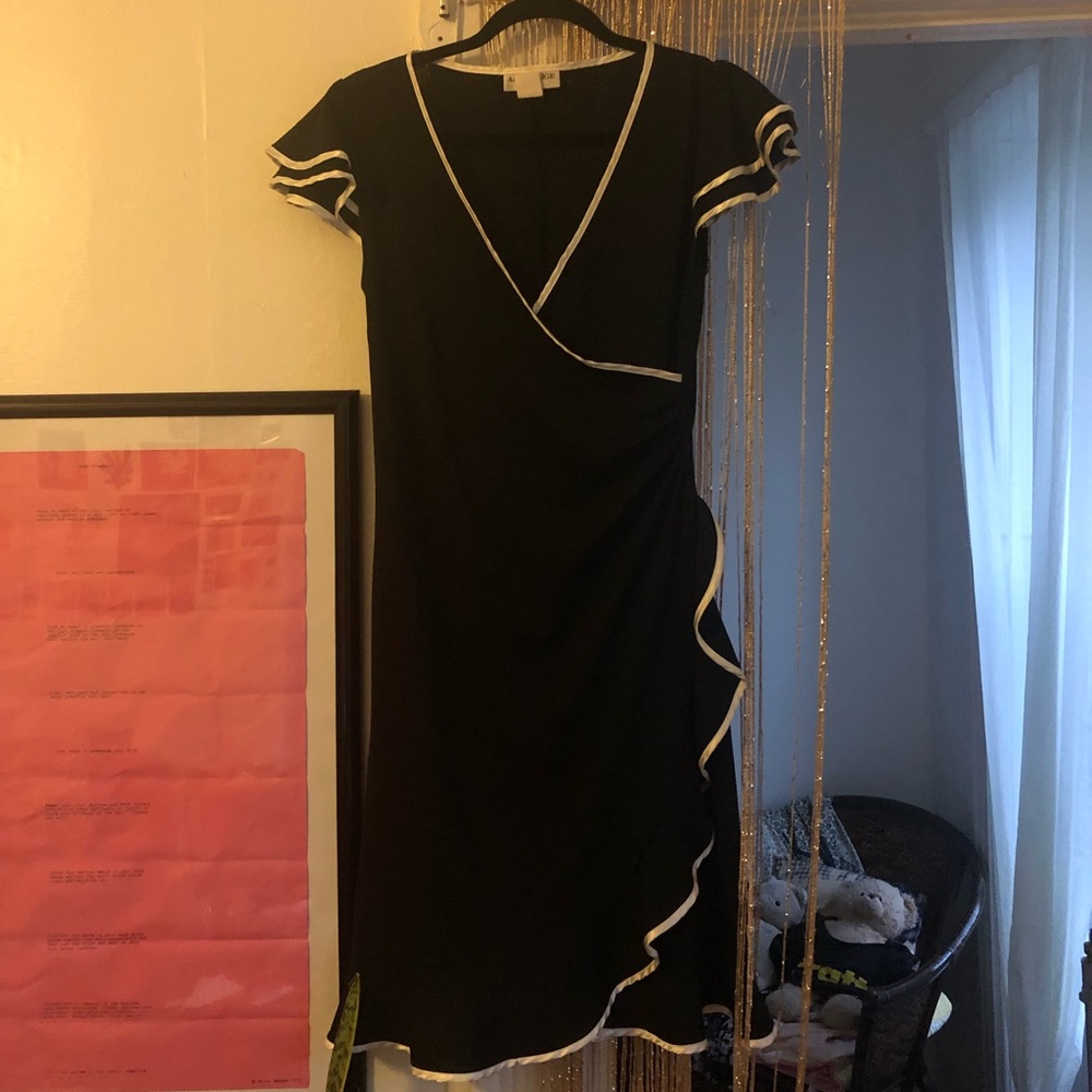 Faux wrap dress